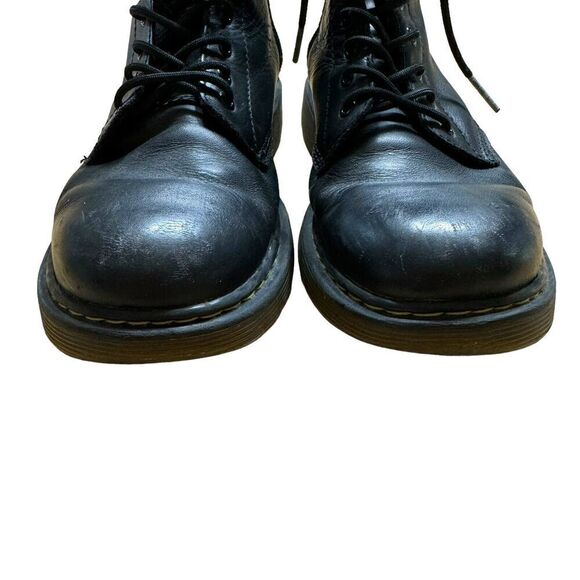 Dr Martens AW004 Black Delaney Leather Side Zip Boots Mens Size US 4 Womens US 5 - Picture 3 of 10